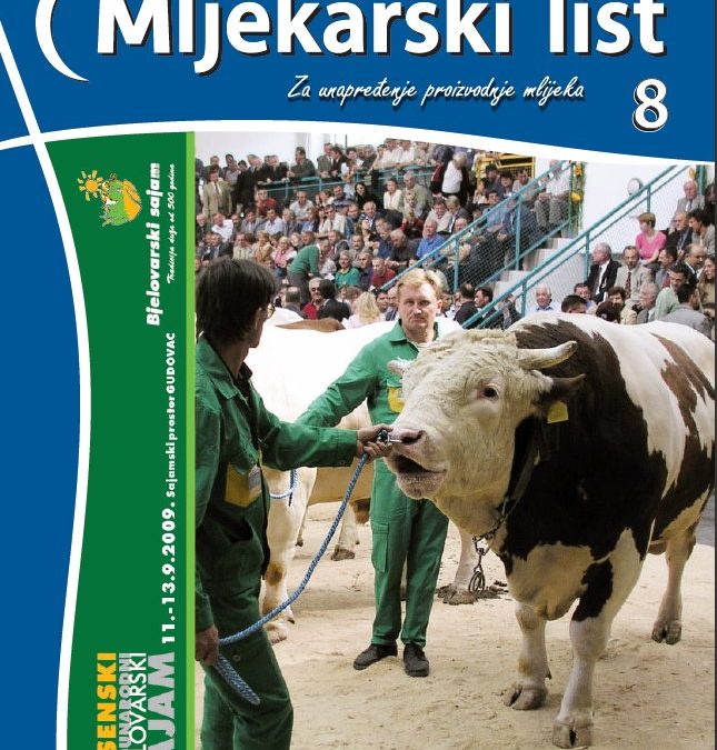 Mljekarski list 8/2009
